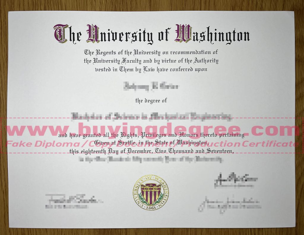 How to buy a University of Washington Diploma? University of Washington Diploma