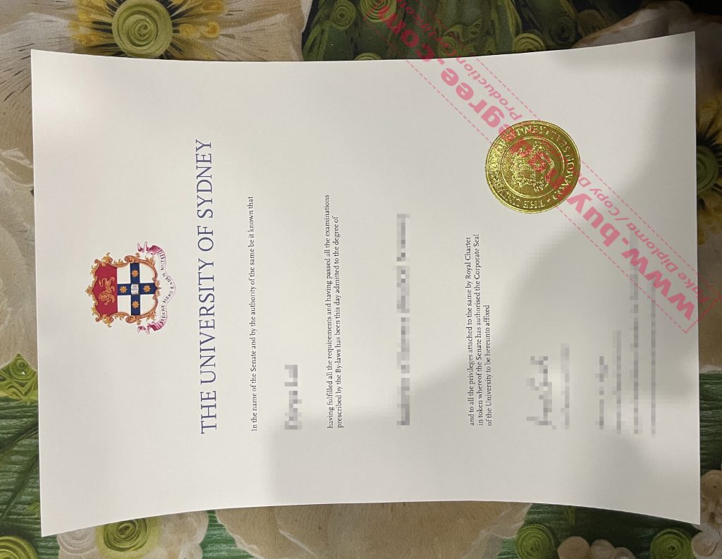 buy a University of Sydney Certificate