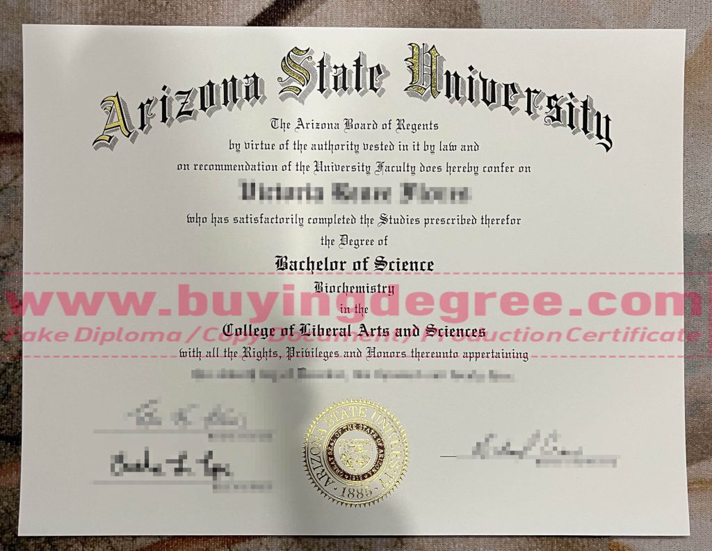 Arizona State University Degree