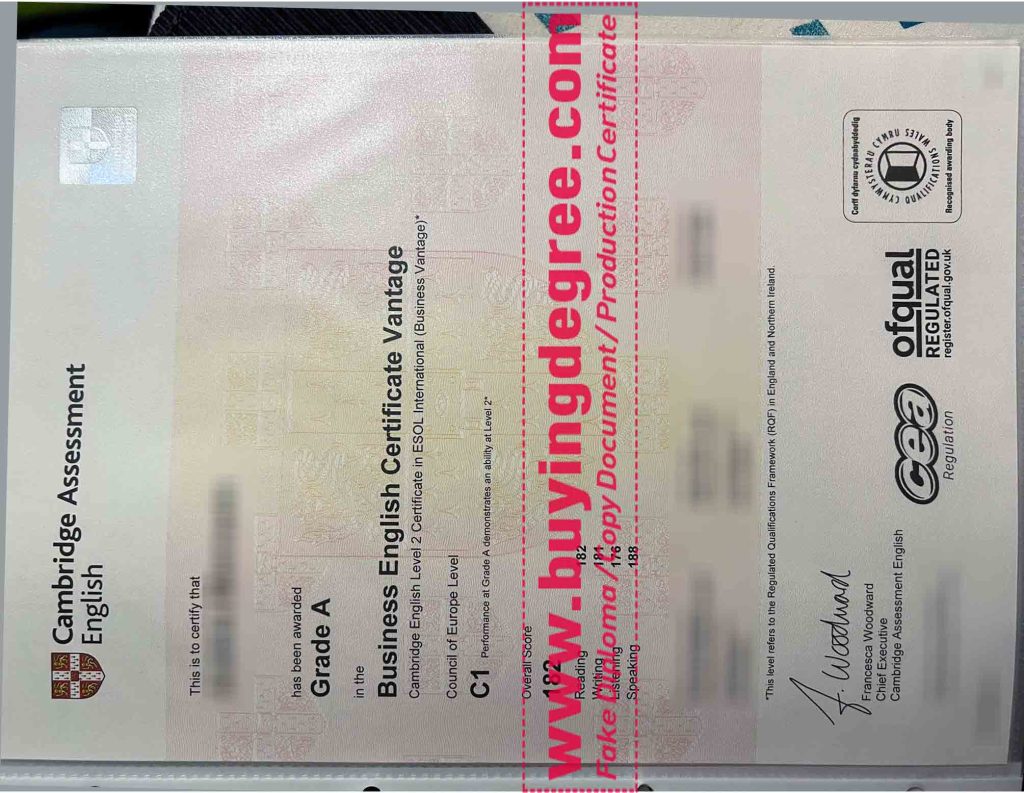 Cambridge C1 Advanced Certificate
