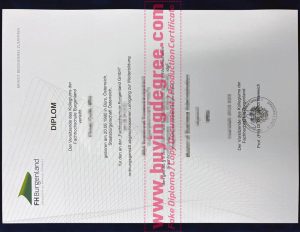How to buy a Hochschule Burgenland diploma in Austria?