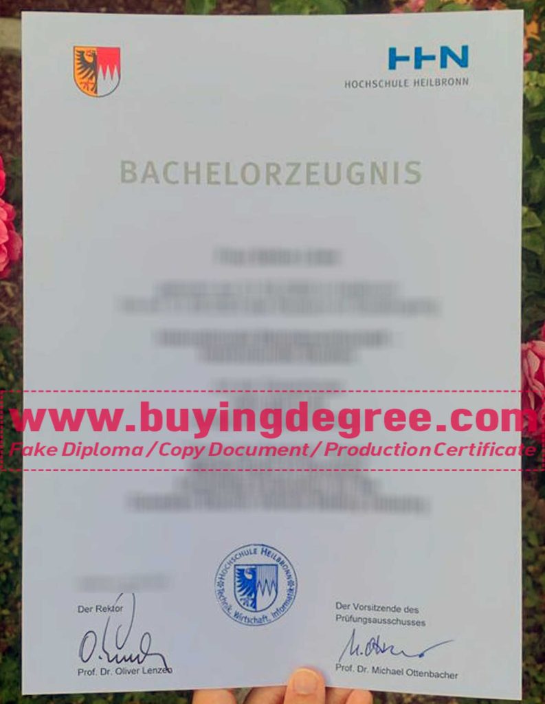 How to buy a Hochschule Heilbronn diploma in Germany?