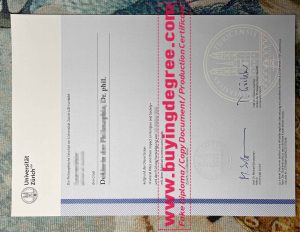 fake Universität Zürich diploma