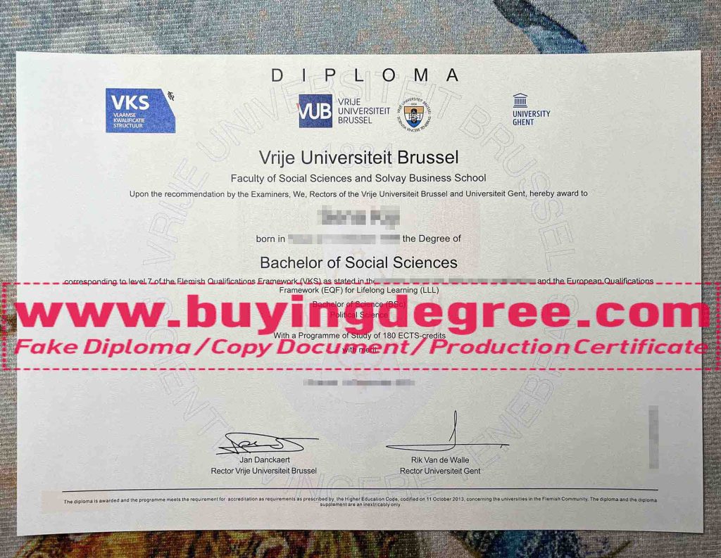 fake Vrije Universiteit Brussel