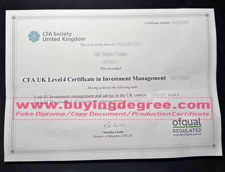 CFA Level 4 IMC
