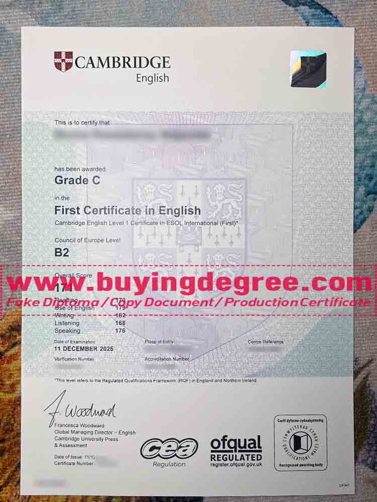 B2 First Certificate in English FCE Cambridge B2 First Certificate
