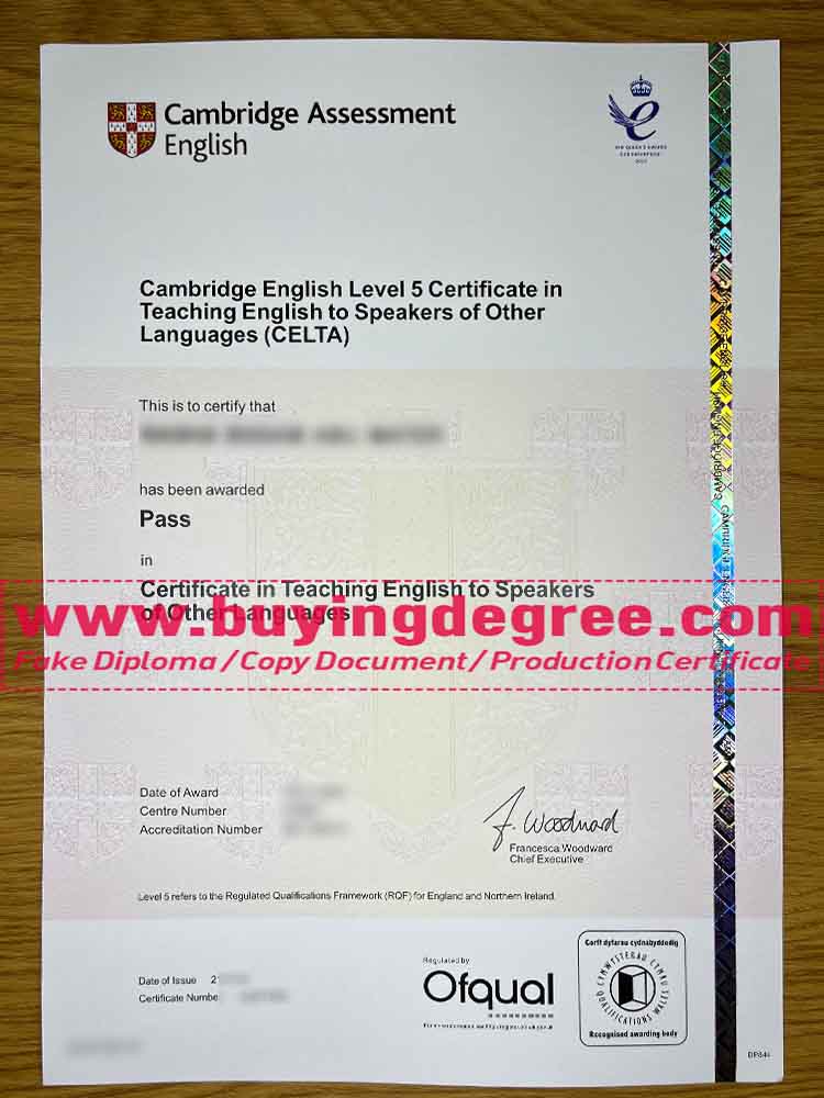How to buy a Cambridge CELTA Certificate? Cambridge CELTA Certificate