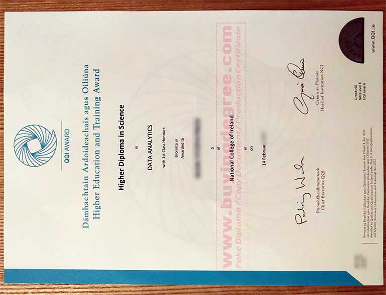 buy a Quality and Qualifications Ireland diploma?